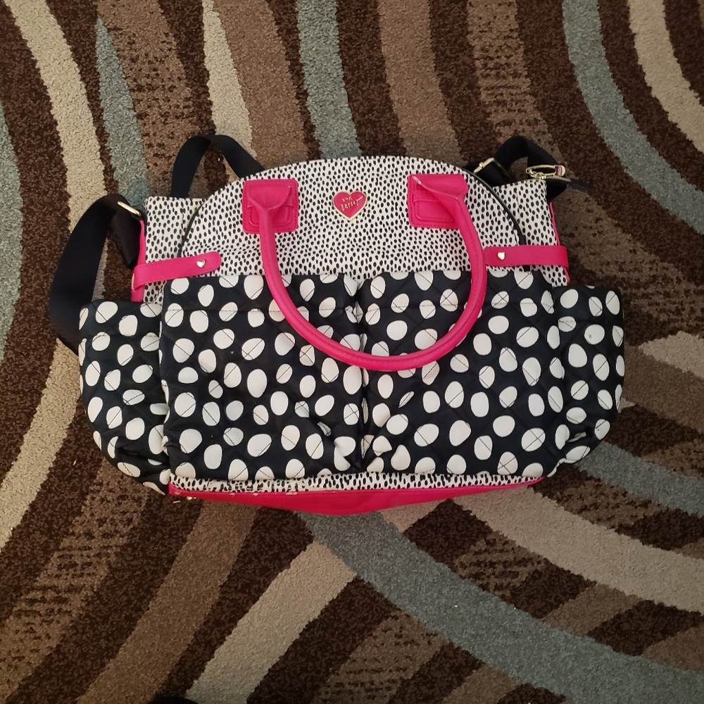 Betsey johnson diaper bag